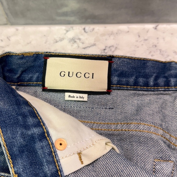 Gucci Denim Jeans “My Body My Choice” size 26 My Body My Choice - Picture 4 of 9
